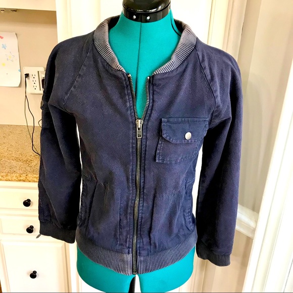 Chaser denim bomber jacket blueberry vintage wash - Picture 2 of 13